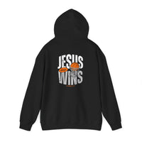 Load image into Gallery viewer, Jesus Always Wins Sweatshirt, 1 Corinthians 15:57, Christian Sweatshirt, Basketball Shirt, Faith Sports, Bible Verse Gift