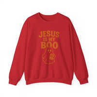 Load image into Gallery viewer, Jesus Is My Boo Shirt | Cute Christian Halloween Ghost Bible Fall Tee
