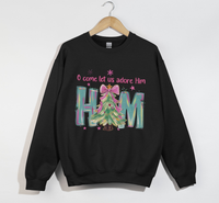 Load image into Gallery viewer, Oh Come Let Us Adore Him - Christmas Sweatshirt
