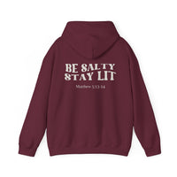 Load image into Gallery viewer, Be Salty, Stay Lit - Back Printed Unisex Hoodie
