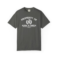 Load image into Gallery viewer, Property Of Alpha &amp; Omega - Comfort Colors Men's Tee