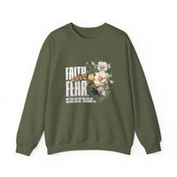 Load image into Gallery viewer, Faith Over Fear, Women's Floral Shirt, Christian Sweatshirt, Bible Verse Gift, Faith Shirt