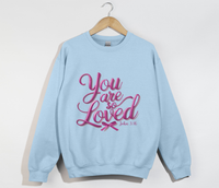 Load image into Gallery viewer, You Are So Loved - Women&#39;s Christian Sweatshirt
