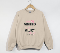 Load image into Gallery viewer, God Is Within Her, She Will Not Fall - Christian Sweatshirt
