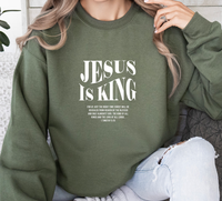 Load image into Gallery viewer, Jesus Is King Sweatshirt
