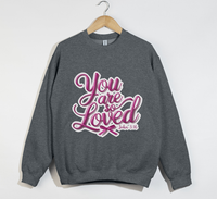 Load image into Gallery viewer, You Are So Loved - Women&#39;s Christian Sweatshirt
