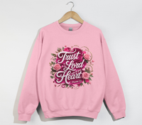 Load image into Gallery viewer, Trust In The Lord With All Your Heart - Christian Sweatshirt
