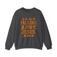 Load image into Gallery viewer, Falling for Jesus - Fall themed Unisex Sweatshirt
