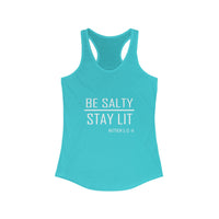 Load image into Gallery viewer, Racerback Tank | Be Salty Stay Lit Women&#39;s Motivational Workout Apparel
