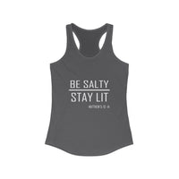 Load image into Gallery viewer, Racerback Tank | Be Salty Stay Lit Women&#39;s Motivational Workout Apparel

