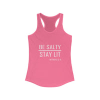 Load image into Gallery viewer, Racerback Tank | Be Salty Stay Lit Women&#39;s Motivational Workout Apparel
