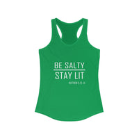 Load image into Gallery viewer, Racerback Tank | Be Salty Stay Lit Women&#39;s Motivational Workout Apparel
