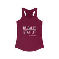 Load image into Gallery viewer, Racerback Tank | Be Salty Stay Lit Women&#39;s Motivational Workout Apparel
