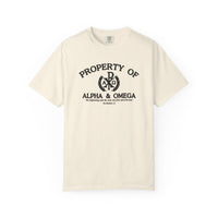 Load image into Gallery viewer, Property Of Alpha &amp; Omega - Comfort Colors Men's Tee