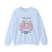 Load image into Gallery viewer, YHWH Our Breath Speaks His Name - Women&#39;s Sweatshirt

