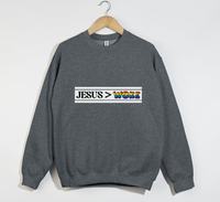Load image into Gallery viewer, Jesus Woke - Christian Sweatshirt

