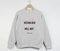 Load image into Gallery viewer, God Is Within Her, She Will Not Fall - Christian Sweatshirt

