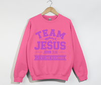Load image into Gallery viewer, Team Jesus, Lifetime Member - Christian Sweatshirt