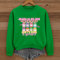 Load image into Gallery viewer, Jesus Is My Jam Christian Sweatshirt, Cute Faith Shirt, Christian Mom, Funny Christian Gift