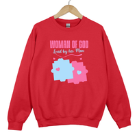 Load image into Gallery viewer, Woman Of God Loved By His Man - Couple Christian Sweatshirt