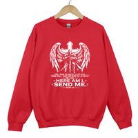 Load image into Gallery viewer, Here Am I Send Me - Christian Missionary Sweatshirt