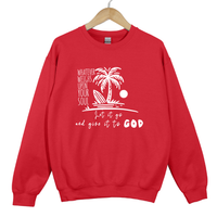 Load image into Gallery viewer, Let It Go And Give It To God, Christian Sweatshirt, Faith Based Gift, Inspirational Bible Verse Shirt