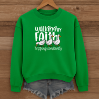 Load image into Gallery viewer, Walking by Faith - Tripping Constantly Goose Themed Shirt
