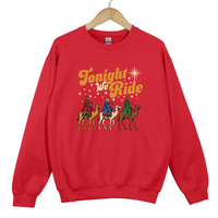 Load image into Gallery viewer, Tonight We Ride Shirt - Three Kings, Wise Men Crewneck