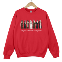 Load image into Gallery viewer, Reza Como Mujer - Pray like a Girl Sweatshirt Spanish version en Espanol