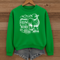 Load image into Gallery viewer, Follow the Word Not the Herd - Unisex Sweatshirt