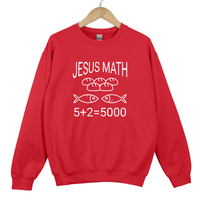 Load image into Gallery viewer, Jesus Feeds the 5000 Sweatshirt, Bible Story Faith, Christian Sweatshirt, Jesus Bible Verse Shirt