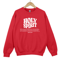 Load image into Gallery viewer, Holy Spirit Christian Sweatshirt, Faith Based Church Outfit, Bible Verse Shirt, Jesus Shirt, Christian Gift ideas