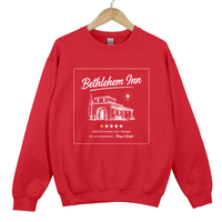 Load image into Gallery viewer, Bethlehem Inn - Holy Night Christmas Sweatshirt