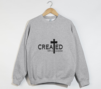 Load image into Gallery viewer, Created With A Purpose - Christian Sweatshirt