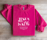 Load image into Gallery viewer, Jesus Is King Sweatshirt
