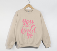 Load image into Gallery viewer, You Are So Loved - Women&#39;s Christian Sweatshirt
