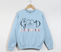 Load image into Gallery viewer, With God All Things Are Possible - Christian Sweatshirt

