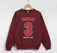 Load image into Gallery viewer, John 3 Greatest Love - Christian Sweatshirt

