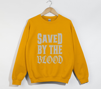 Load image into Gallery viewer, Saved By The Blood - Christian Sweatshirt