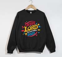 Load image into Gallery viewer, Jesus Is Lord Over Our Family - 2025 New Year Sweatshirt
