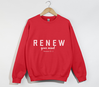 Load image into Gallery viewer, Renew Your Mind - Christian Sweatshirt