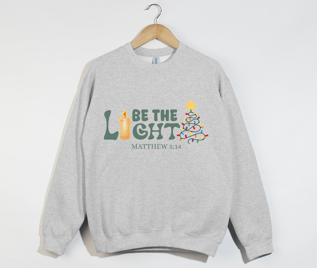 Be The Light - Christmas Sweatshirt