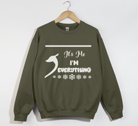 Load image into Gallery viewer, It&#39;s Me I&#39;m Everything - Christmas Sweatshirt
