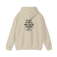 Load image into Gallery viewer, If God Is For Us, Who Can Be Against Us - Front And Back Printed Hoodie

