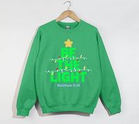 Load image into Gallery viewer, Be The Light - Christmas Sweatshirt
