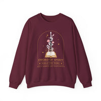 Load image into Gallery viewer, She's Armed and Dangerous, Sword of the Spirit, Christian Women's Sweatshirt, Bible Verse Shirt