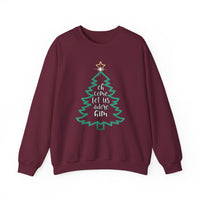 Load image into Gallery viewer, Oh Come Let Us Adore Him - Christmas Sweatshirt
