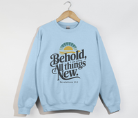 Load image into Gallery viewer, Behold, I Am Making All Things New - Christian Sweatshirt
