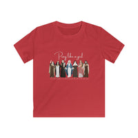 Load image into Gallery viewer, Pray Like a Girl - Catholic Women of Faith with Names - Kid's Tee