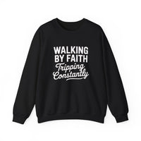 Load image into Gallery viewer, Walking by Faith - Tripping Constantly Sweatshirt
